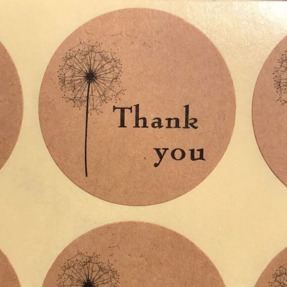 <Posher Tools> 100pcs Thank you stickers - Picture 3 of 3